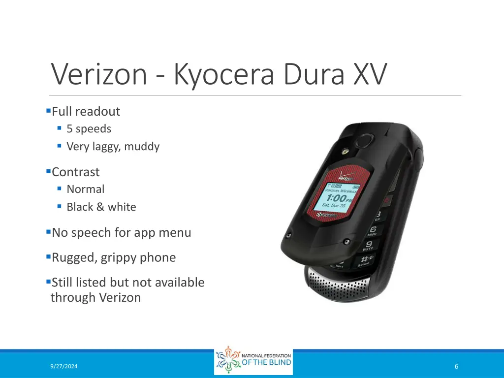 verizon kyocera dura xv