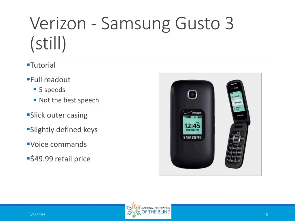 verizon samsung gusto 3 still