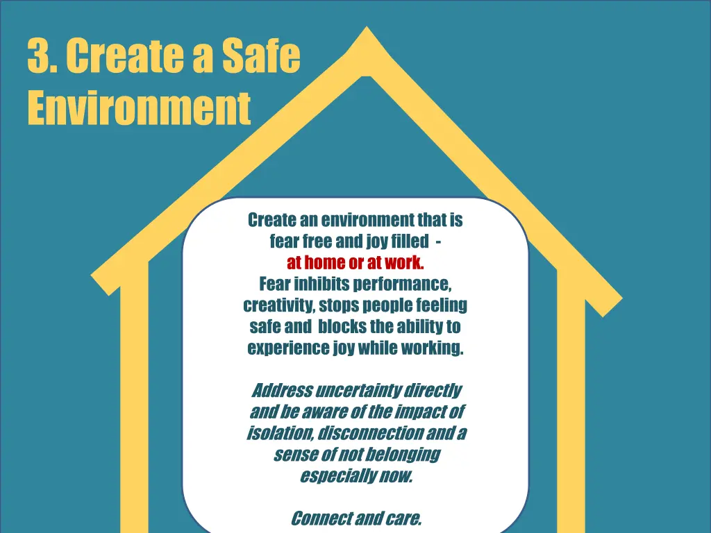 3 create a safe environment