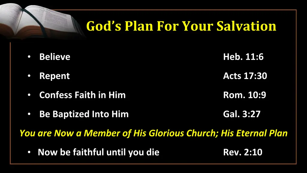 god s plan for your salvation