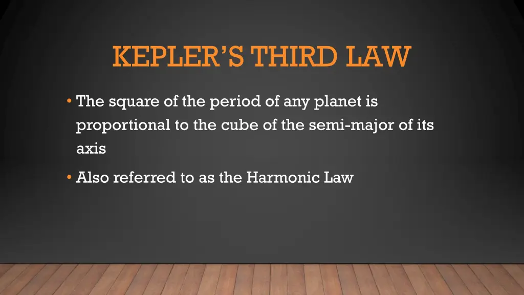 kepler s third law