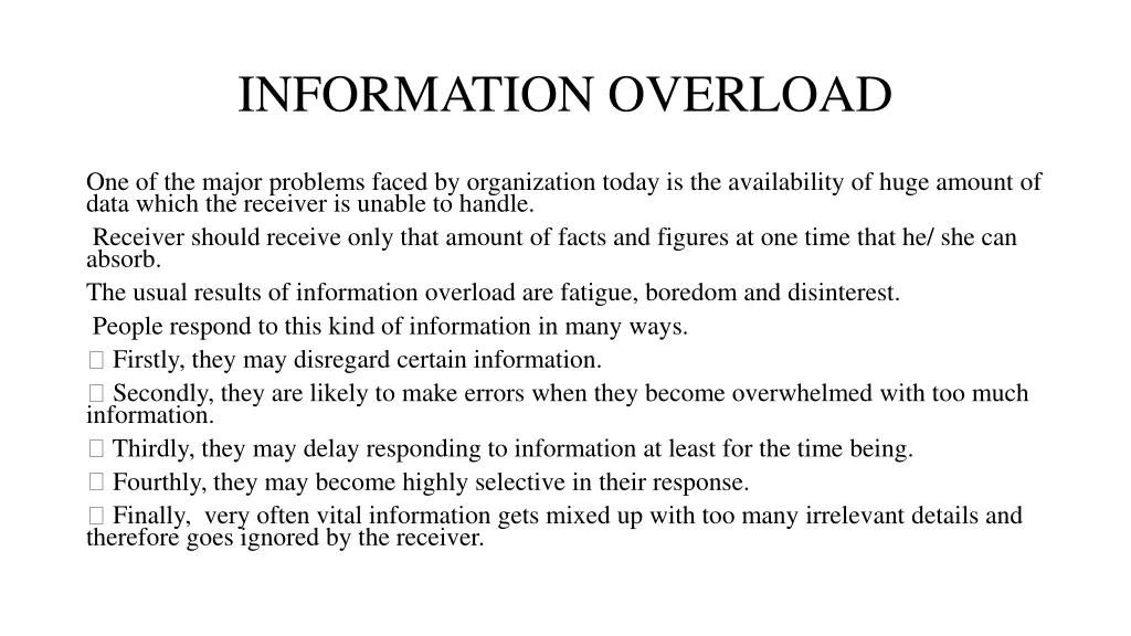 information overload 1