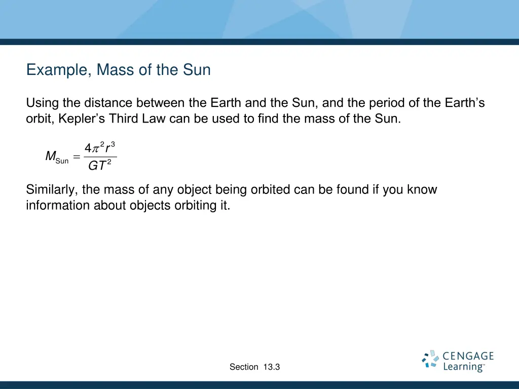 example mass of the sun