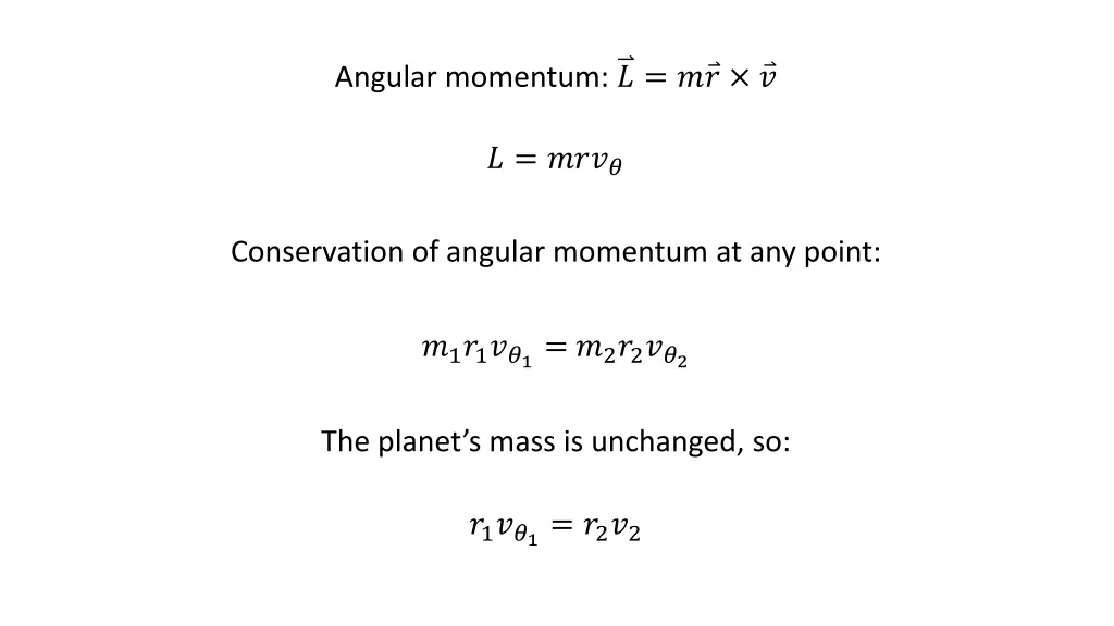 angular momentum