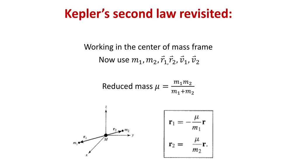 kepler s second law revisited