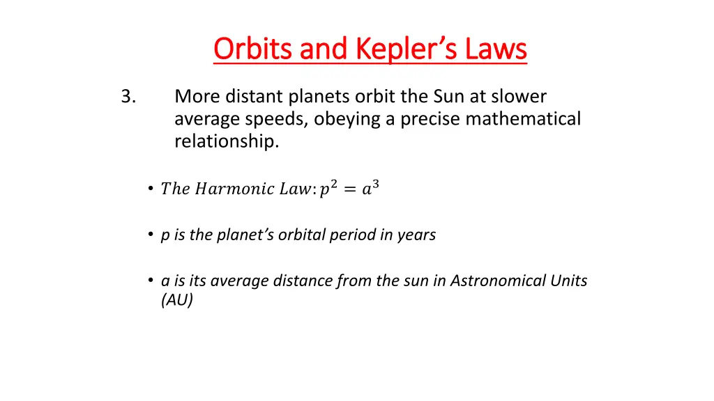 orbits and kepler s laws orbits and kepler s laws 2