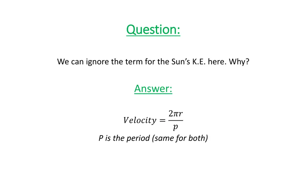 question question 1