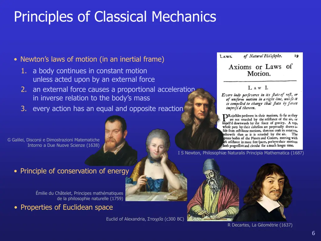 principles of classical mechanics