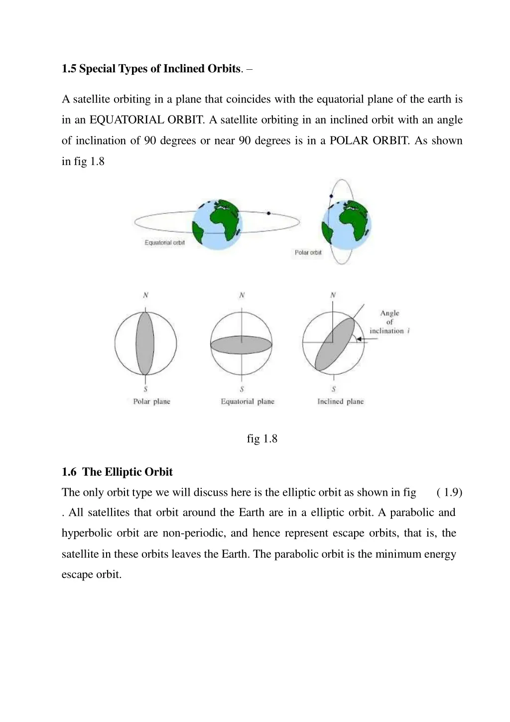 1 5 special types of inclined orbits