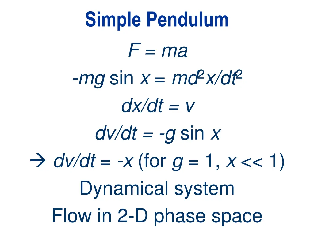 simple pendulum