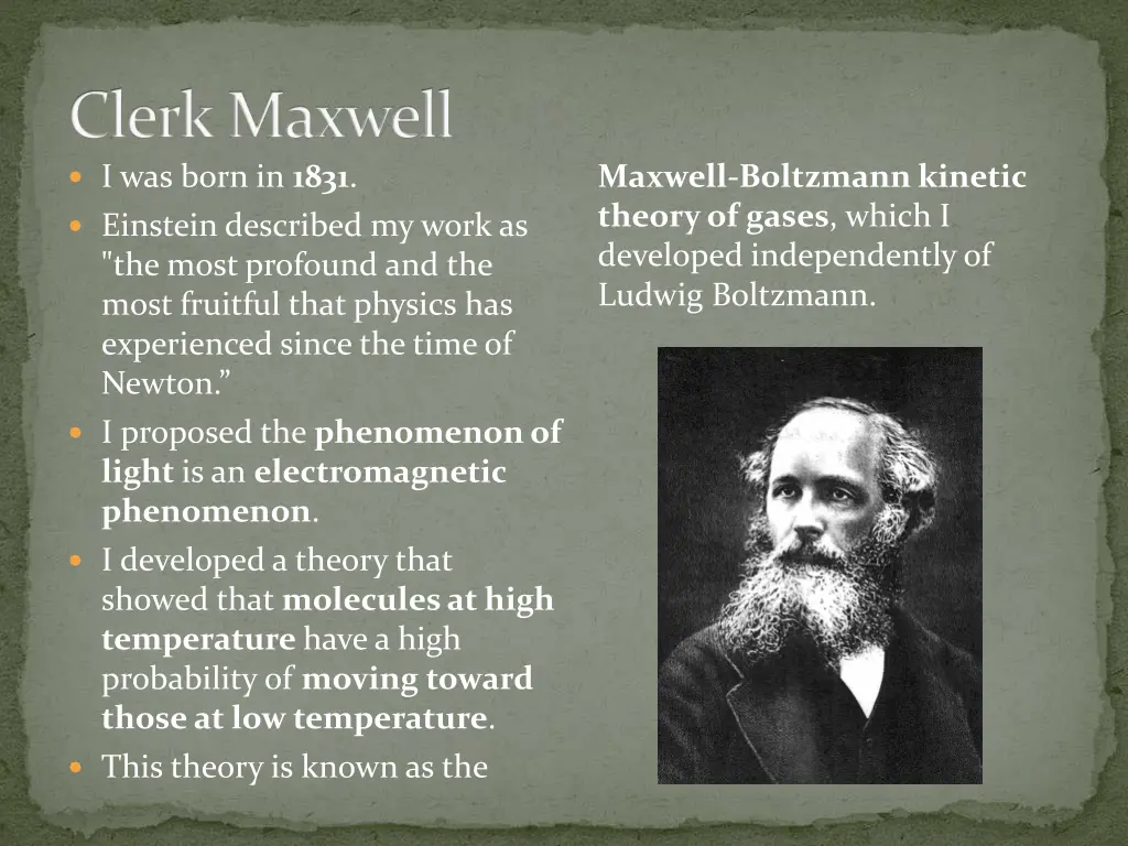 clerk maxwell