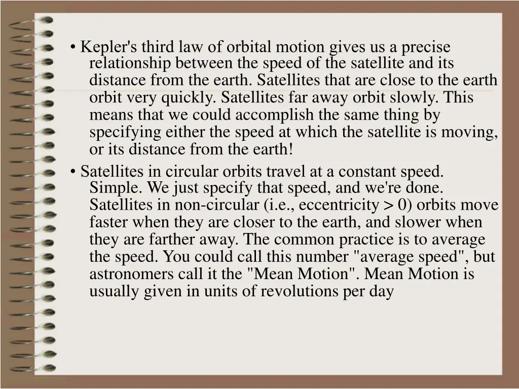 kepler s third law of orbital motion gives