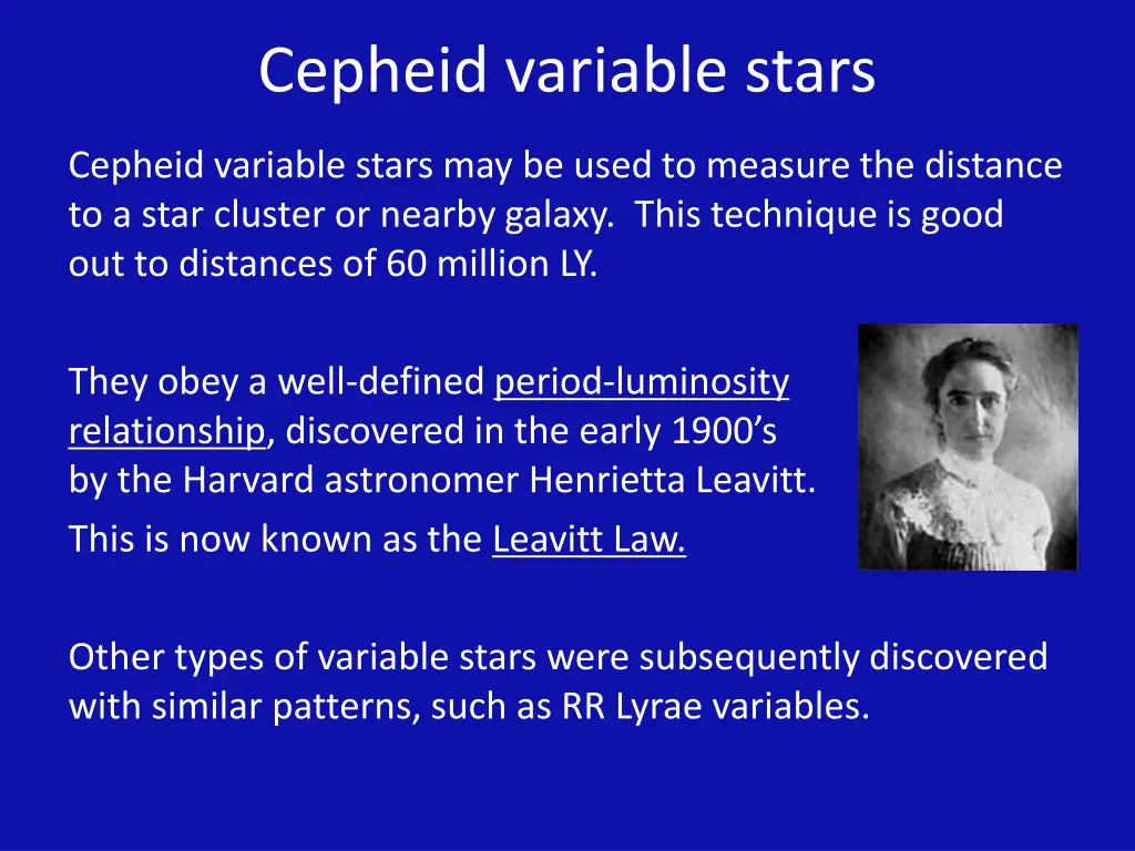 cepheid variable stars