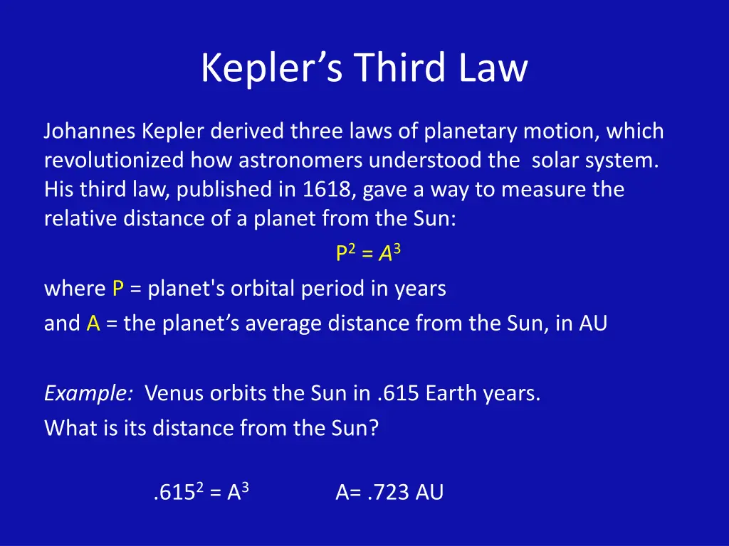 kepler s third law