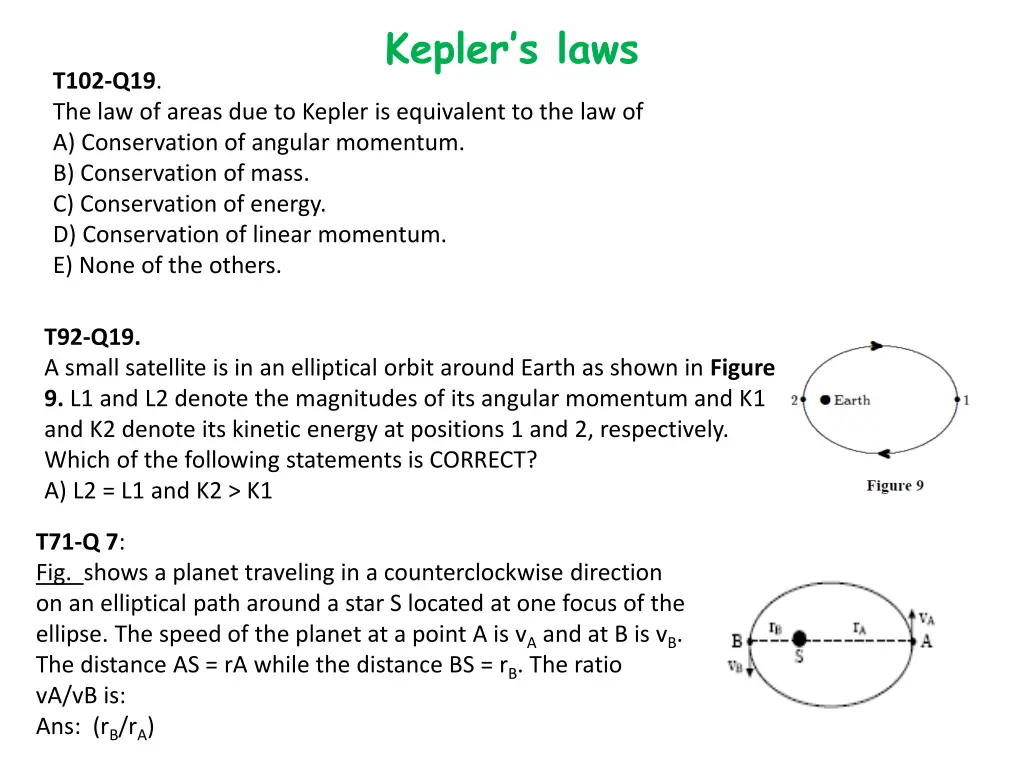 kepler s laws