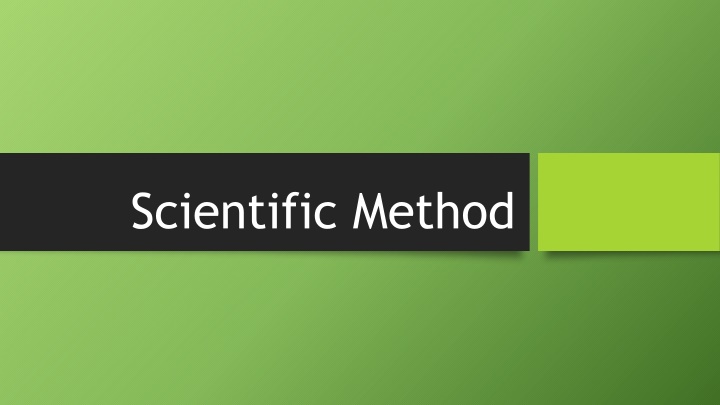 scientific method