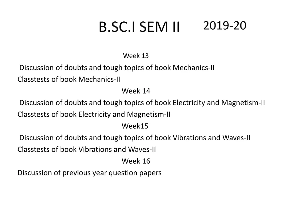 b sc i sem ii 1