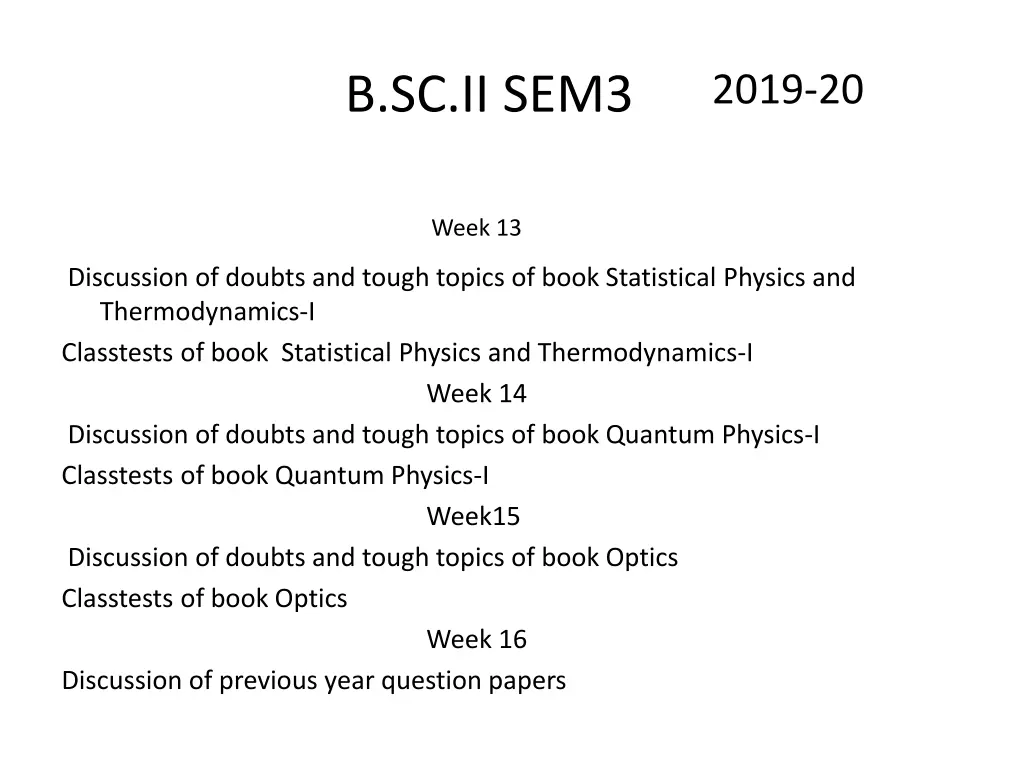 b sc ii sem3 2