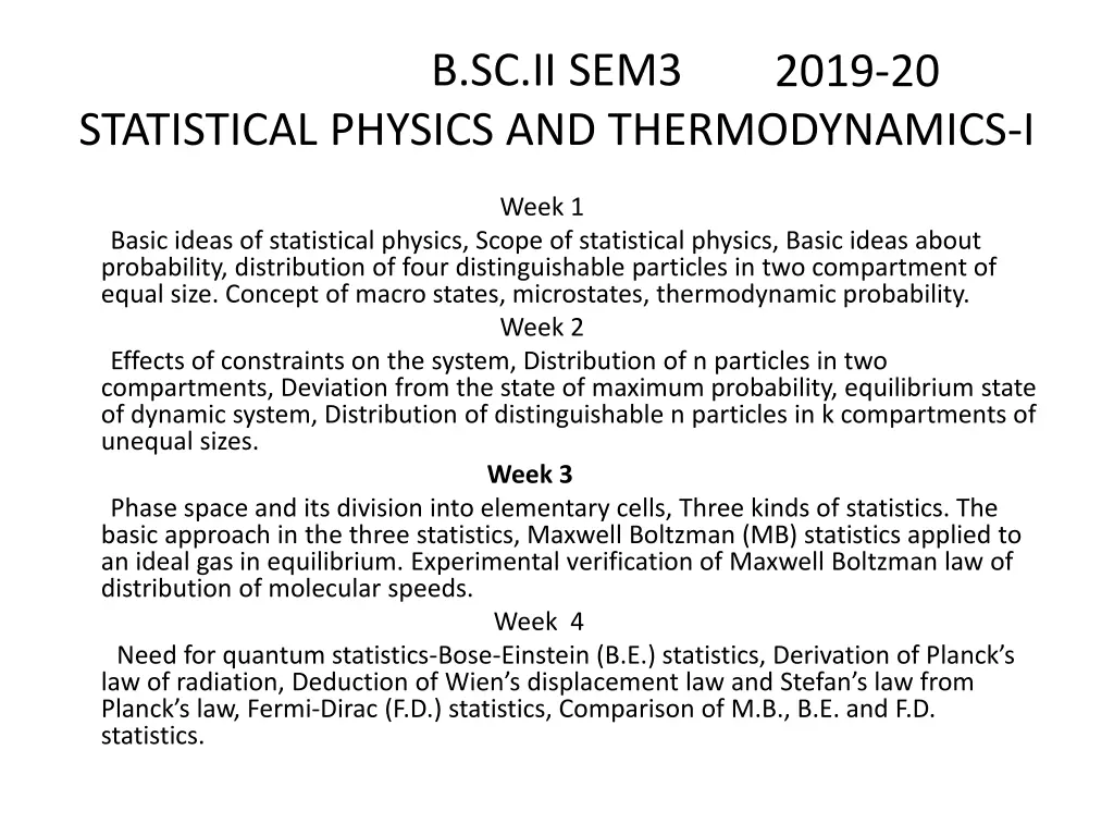 b sc ii sem3