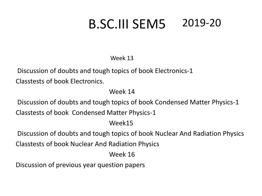 b sc iii sem5 2