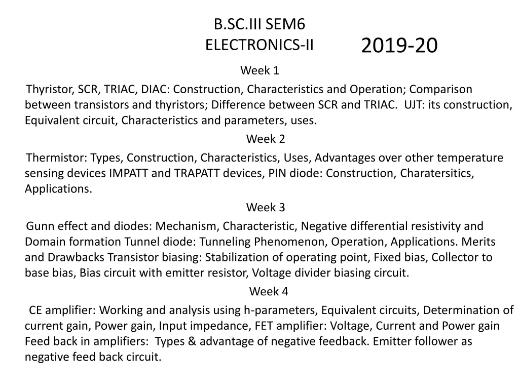 b sc iii sem6 electronics ii