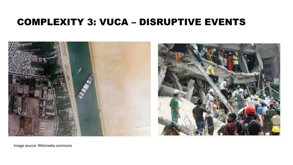 complexity 3 vuca disruptive events