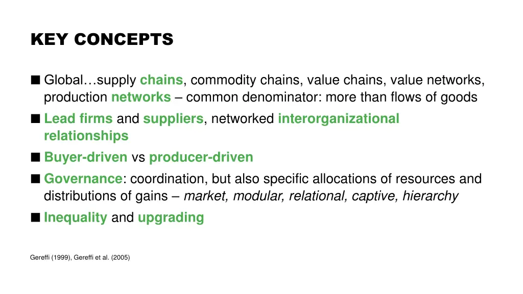 key concepts