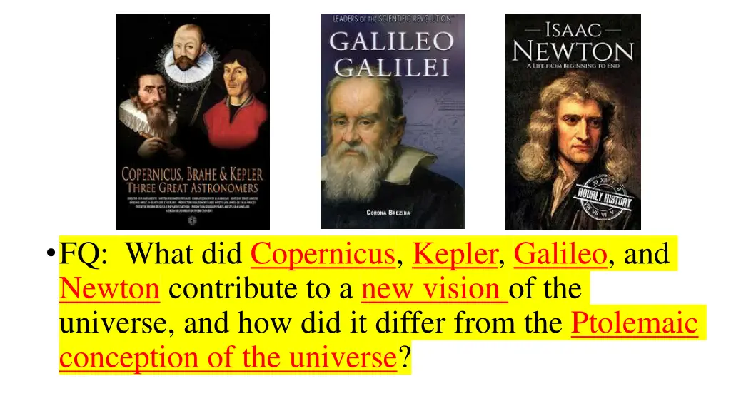 fq what did copernicus kepler galileo and newton