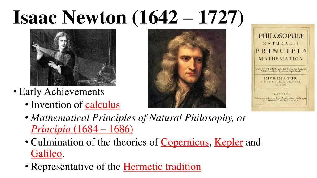 isaac newton 1642 1727