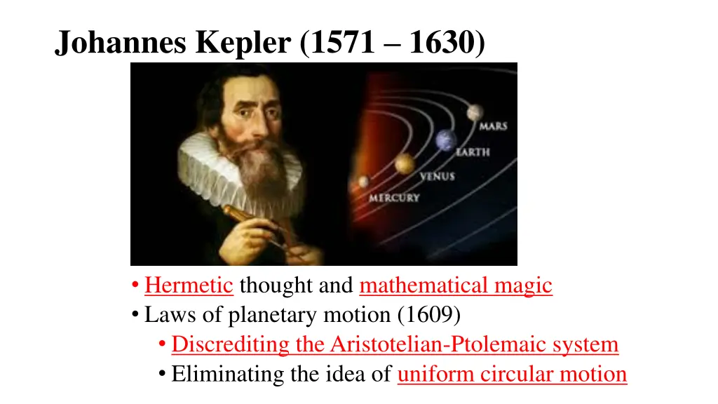 johannes kepler 1571 1630