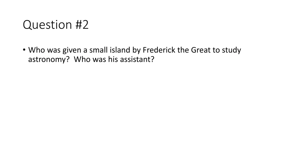 question 2