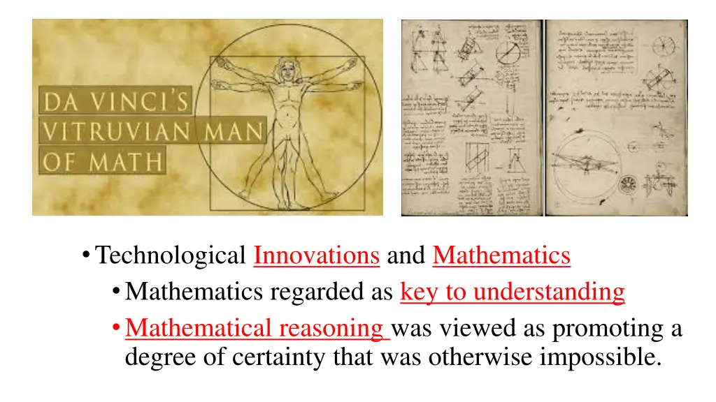 technological innovations and mathematics