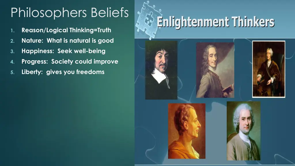 philosophers beliefs