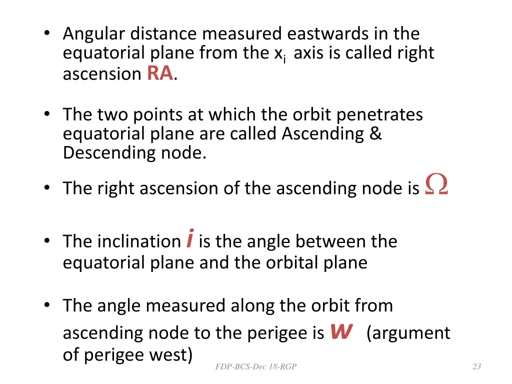 angular distance measured eastwards