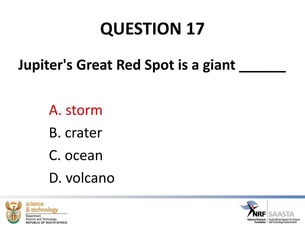 question 17