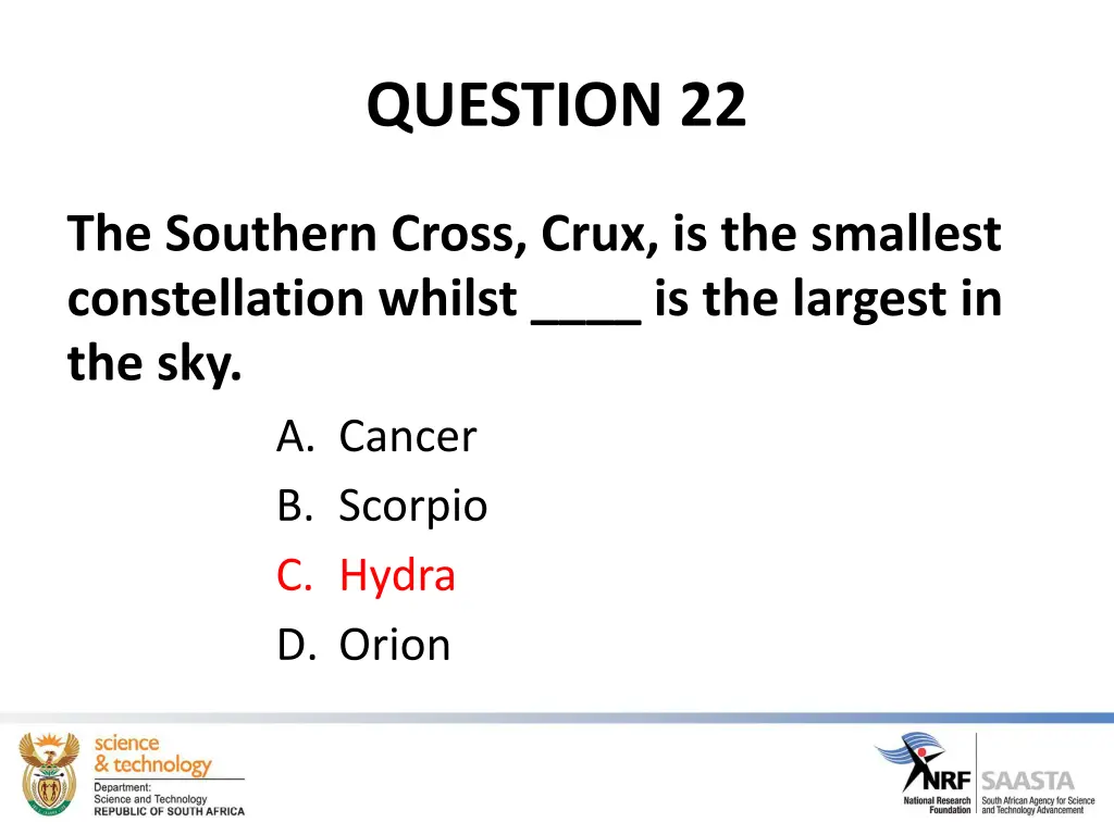 question 22