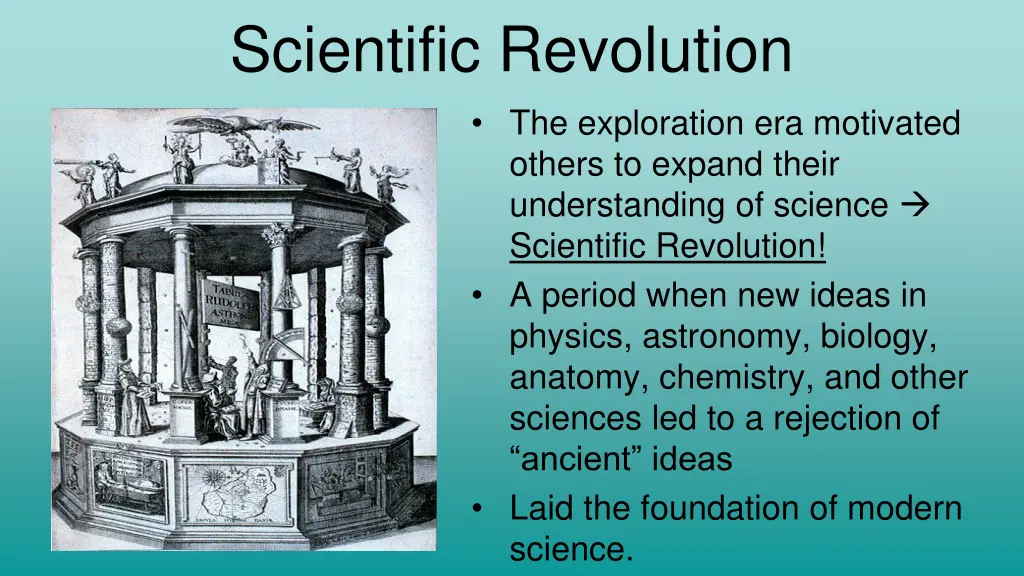 scientific revolution the exploration