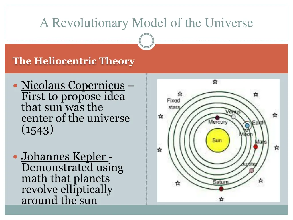 a revolutionary model of the universe