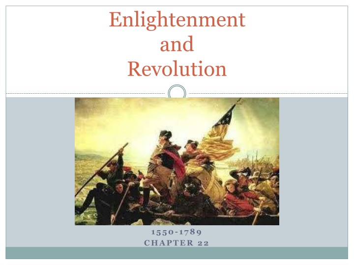 enlightenment and revolution