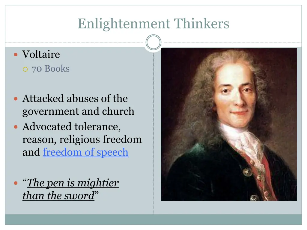 enlightenment thinkers