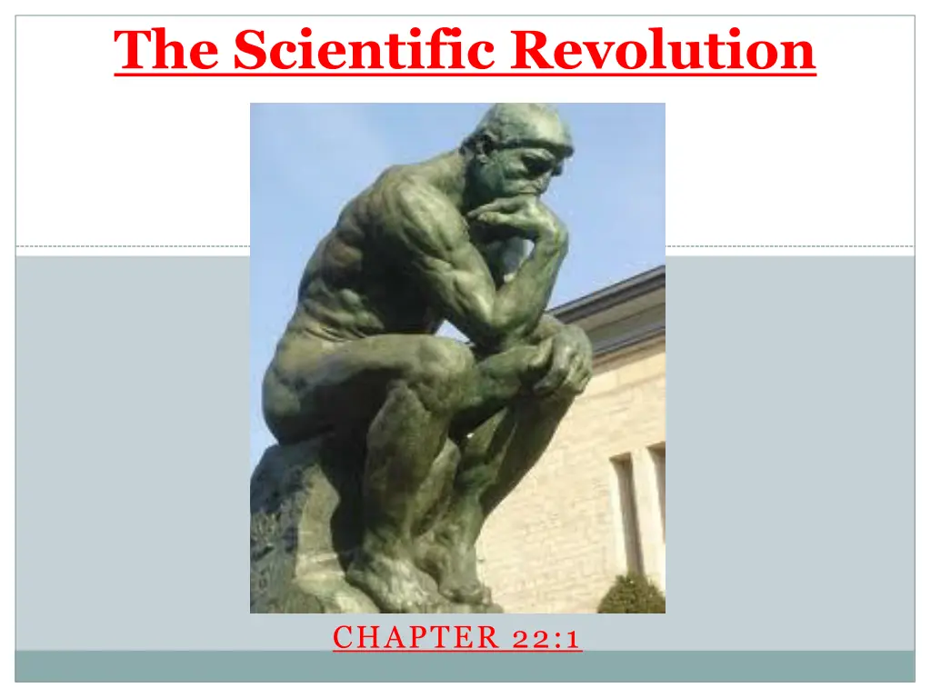 the scientific revolution