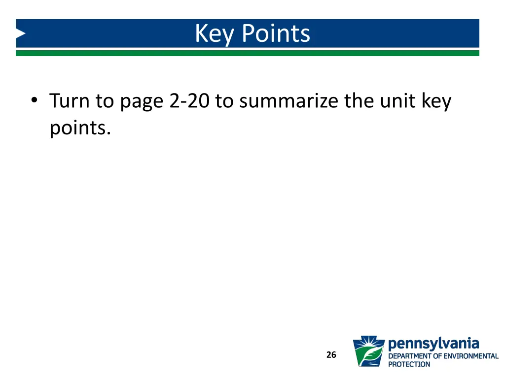 key points 1