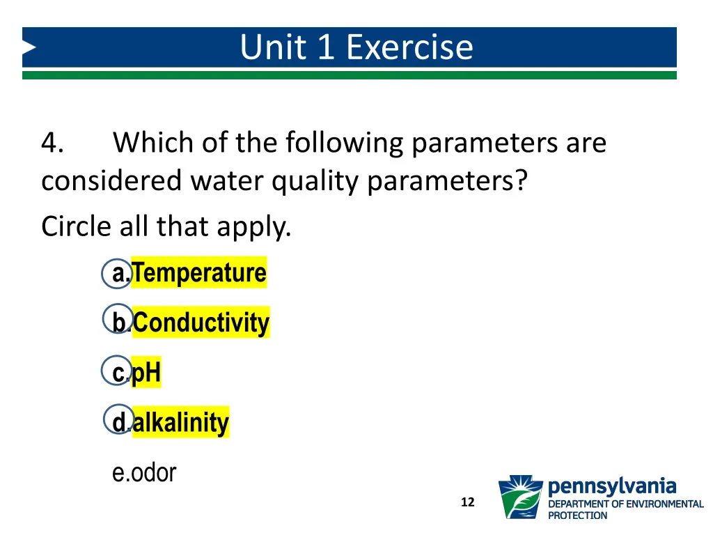 unit 1 exercise 3