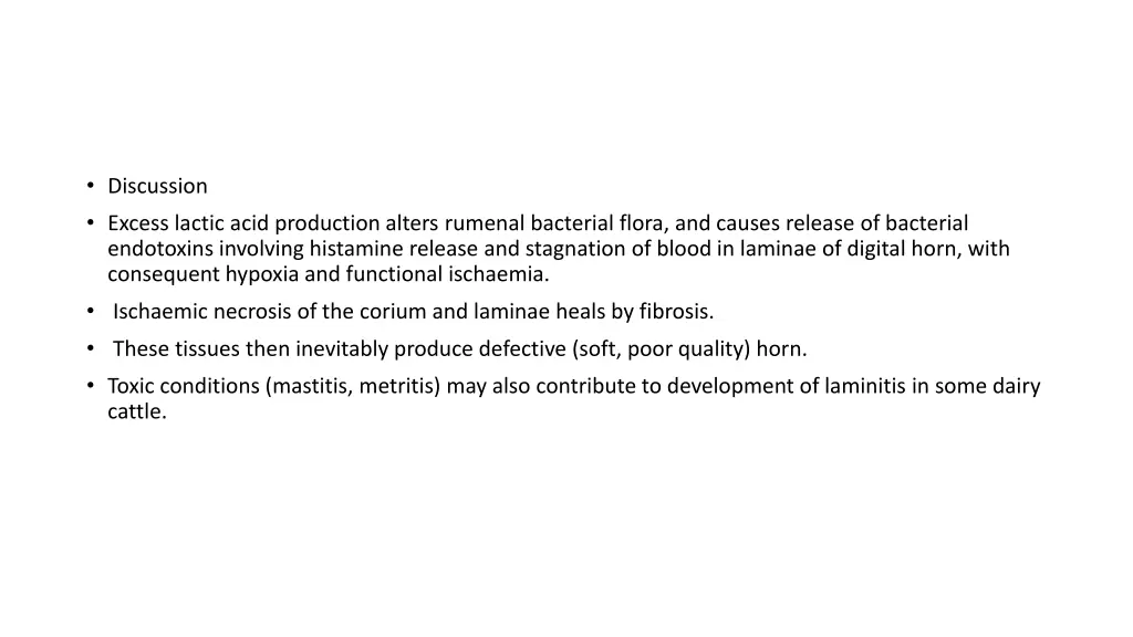 discussion excess lactic acid production alters