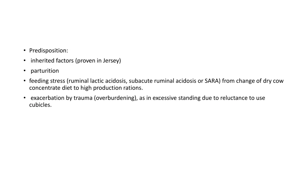 predisposition inherited factors proven in jersey