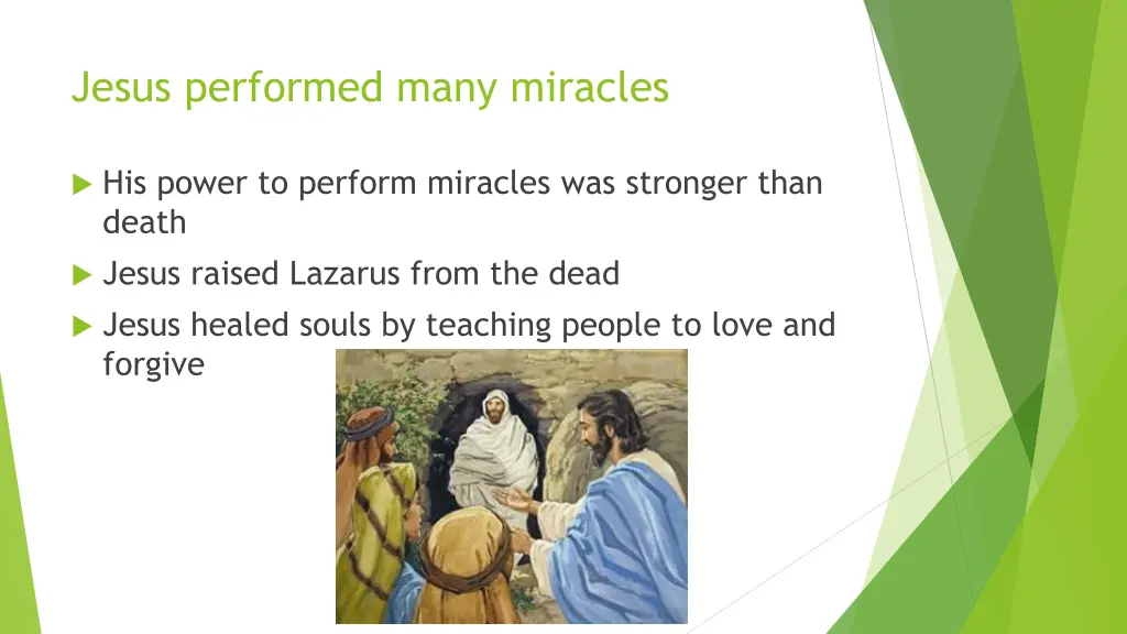 jesus performed many miracles 2