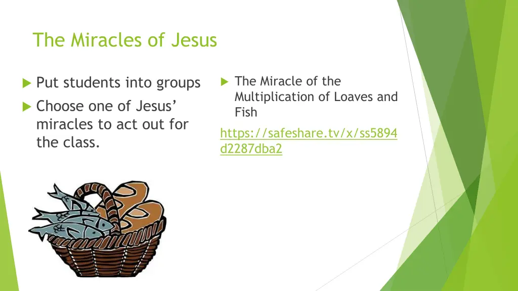 the miracles of jesus