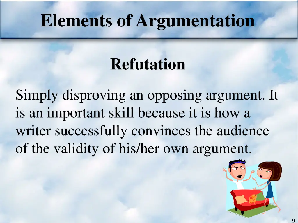 elements of argumentation 2