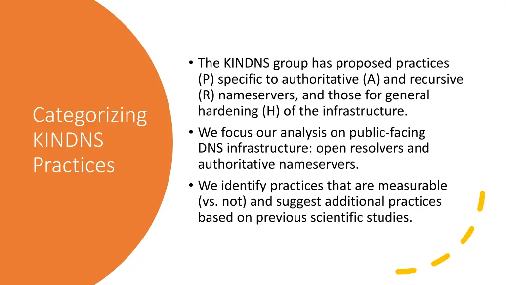 the kindns group has proposed practices