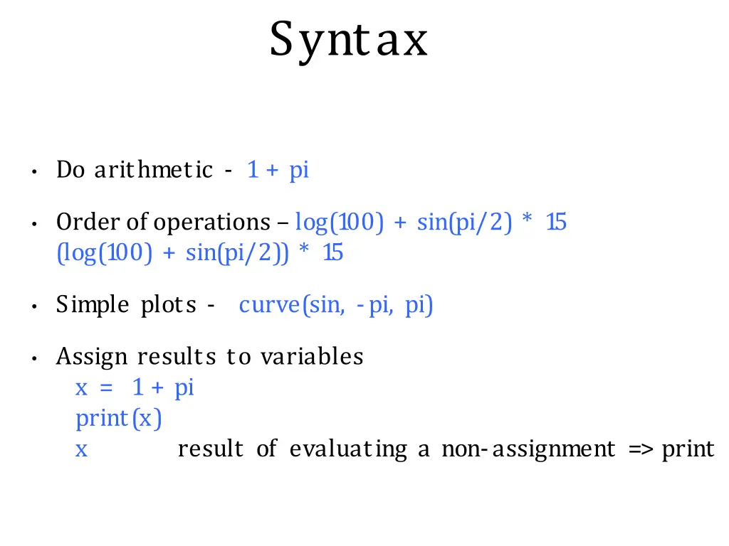 syntax